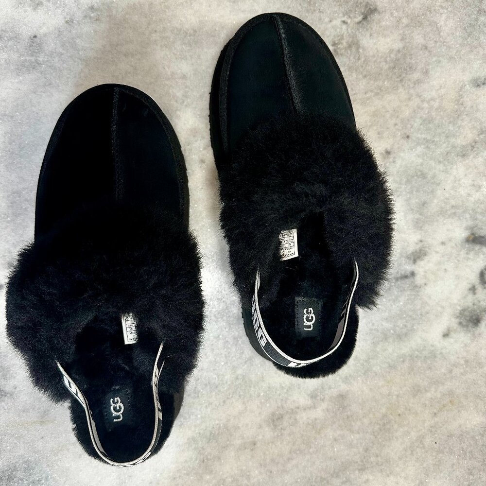 UGG Disquette Women's Slipper, Size 10 - Black - Picture 3 of 8